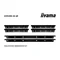 Ensemble de supports de montage pour écrans tactiles de la série iiyama TF49/55/65_39UHSC