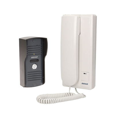 ENSIS Conjunto de intercomunicación unifamiliar 230V, antivandálico, blanco