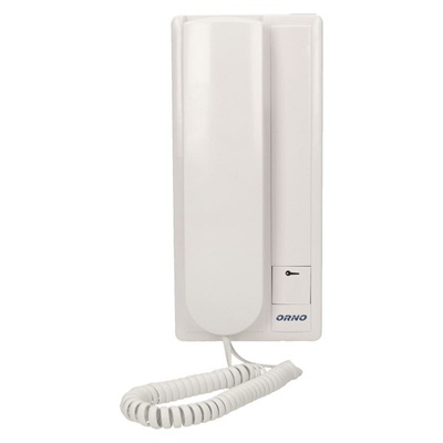 ENSIS Conjunto de intercomunicación unifamiliar 230V, antivandálico, blanco