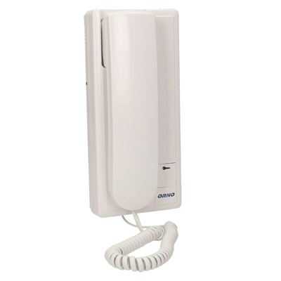 ENSIS Zestaw domofonowy jednorodzinny 230V, wandaloodporny, biały