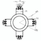 Entretoise, capuchon de protection pour lampes halogènes et LED, trous 60-85mm / D60