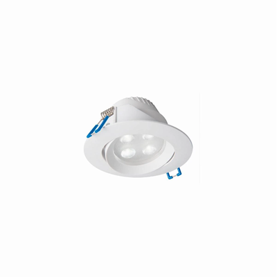 EOL Apparecchio da incasso 5W 350LM 3000K IP44 bianco