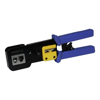 Eoo Universal-Crimpzange 8P/6P (RJ45/RJ12/RJ11) für Durchgangsstecker