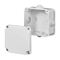 EP-LUX Junction box 88x88x60mm with terminals 5-way for Cu up to 2.5mm2 IP55 white