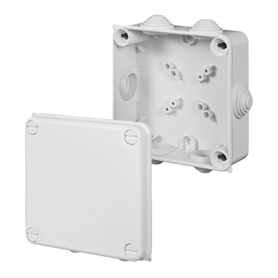 EP-LUX Puszka hermetyczna 135x135x65mm IP55 biała