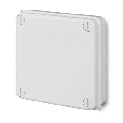 EP-LUX Scatola ermetica senza inserto 135x135x58mm IP55 bianco