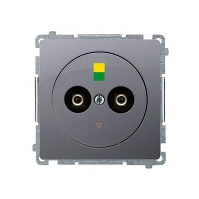 Equipotential socket - potential difference (module) metallic inox
