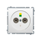 Equipotential socket - potential difference (module) white