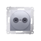 Equipotential socket screw terminals: 2.5, 4, 6mm2 (module) silver (metallic)