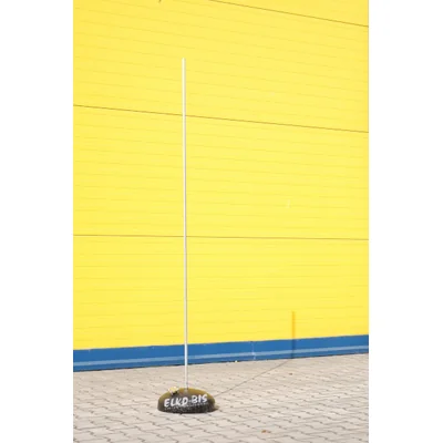 Erdungsmast mit Alu-Betonsockel, 2m