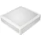 ERIS luminaire, E27, 18W, opal lampshade, white ring, UV resistant, 230V, IK10, IP44