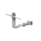 ERLUS profiled tile holder with screw H=10cm, hot-dip galvanized