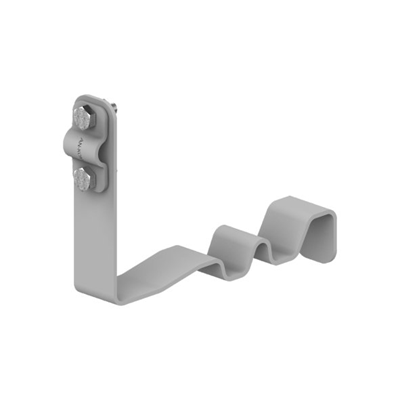 ERLUS profiled tile holder with screw H=10cm, hot-dip galvanized