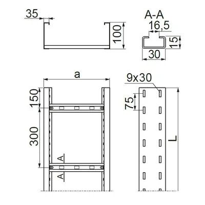 Escalera, DSP300H100/3