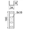 Espesor de la lámina del conector LCW30H30E: 1,50 mm