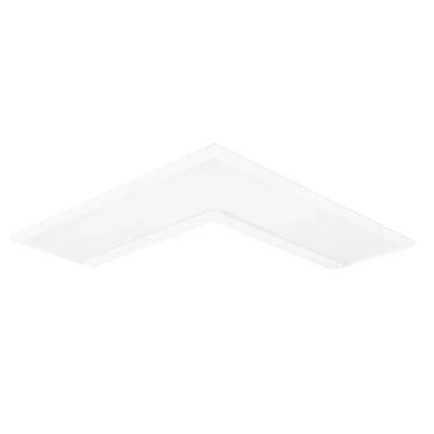 Esquina LED sencilla de 17 W, 1750 lm, 840 OPAL, blanco, estándar, 230 V.