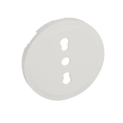 Etichetta bianca per presa elettrica