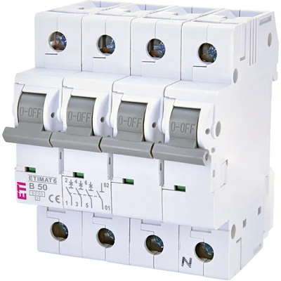 ETIMAT 6 3p+N B50 Wyłącznik nadprądowy