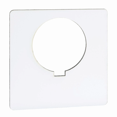 Etiquette bouton Harmony 9001K blanche