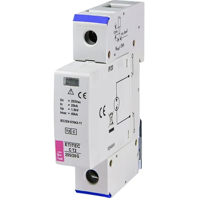 ETITEC C T2 255/20 G Überspannungsableiter T2 (C) - mit Funkenstrecke