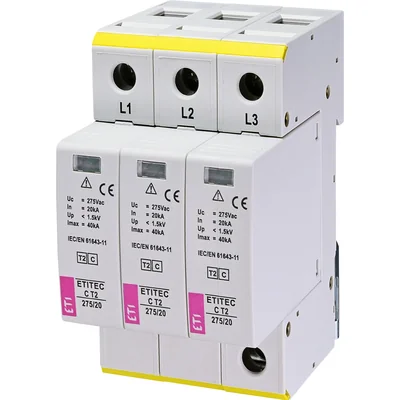 ETITEC C T2 275/20 3+0 Scaricatore di sovratensione T2 (C)