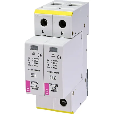 ETITEC C T2 440/20 2+0 Parafoudre T2 (C)
