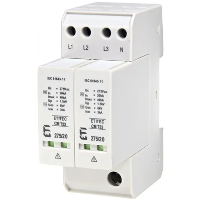 ETITEC CM T23 275/20 4+0 Pararrayos T2, T3 (C, D)