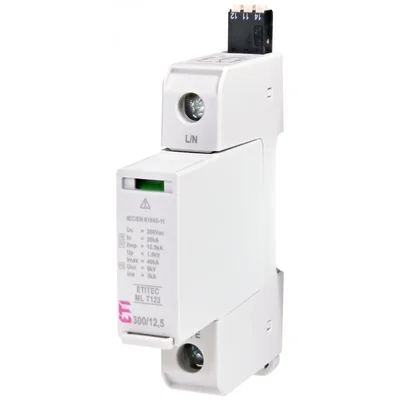 ETITEC ML T123 300/12.5 1+0 RC Обмежувач перенапруги T1, T2, T3 (B, C, D)