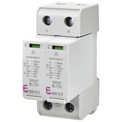 ETITEC ML T123 300/12.5 1+1 Pararrayos T1, T2, T3 (B, C, D)