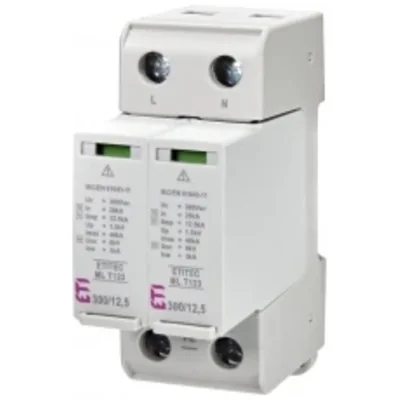 ETITEC ML T123 300/12.5 1+1 Scaricatore di sovratensione T1, T2, T3 (B, C, D)