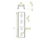 EURO rail length 300mm height 15mm width 35mm