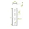 EURO rail length 500mm height 35mm width 7mm