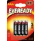 EVEREADY SUPER HD AAA R3/4 BATTERY