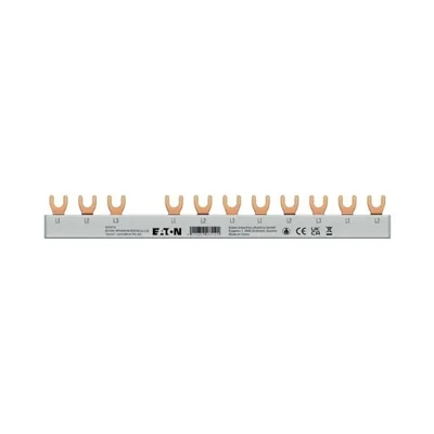 EVGK-3PHAS/N/8MODUL/LS 3+N 8MU connection busbar for connecting 3-phase differential circuit breakers with other devices, can be cut