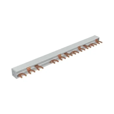 EVGK-3PHAS/N/8MODUL/LS 3+N 8MU connection busbar for connecting 3-phase differential circuit breakers with other devices, can be cut