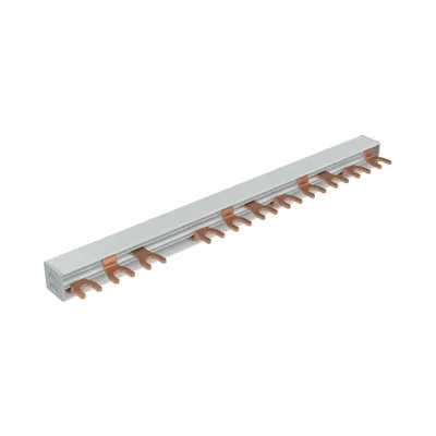 EVGK-3PHAS/N/8MODUL/LS 3+N 8MU connection busbar for connecting 3-phase differential circuit breakers with other devices, can be cut