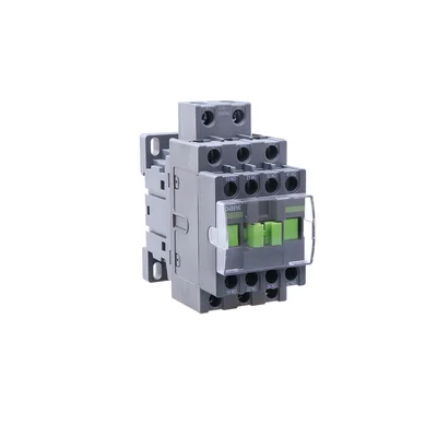 Ex9C09 22 3P 230V Contactor, 3-pole, 9A, 4kW AC-3, coil voltage 230 V AC, 2 NC + 2 NO built-in auxiliary contacts.