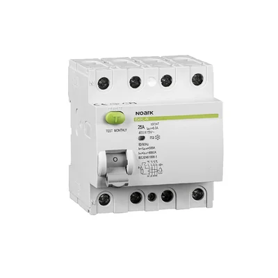 Ex9L-N 4P 40A A 100mA Differential switch, Icn=6kA, 4-pole, In=40A, IΔn=100mA, type A