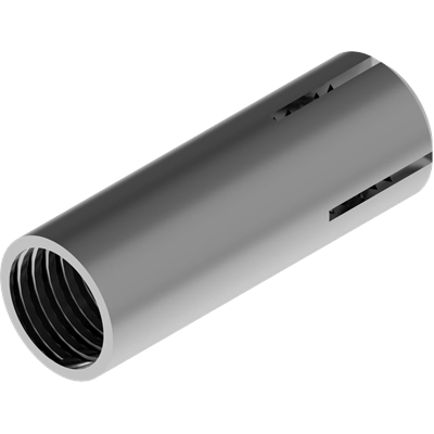 Expansion sleeve made of galvanized steel TRSOM8