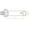 Expansion sleeve screw, STRM8/12x100