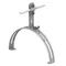 Extendable ridge tile holder, screw, height 12cm, hot-dip galvanized