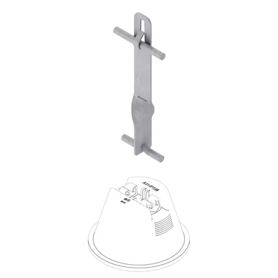 Extension for the AN-12N handle, 100mm bend, hot-dip galvanized
