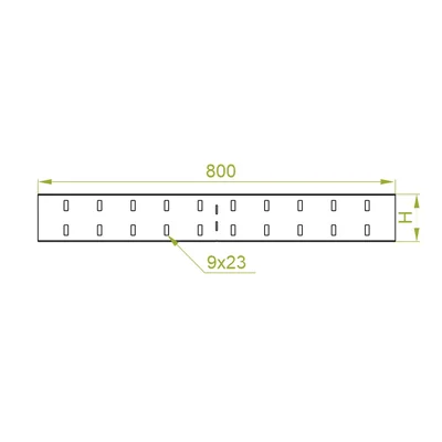 External angle connector height 155mm
