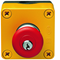 External security button with key