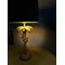 EXTRAVAGANZA COCONUT Lampe de table E27 IP20 laiton avec abat-jour vert