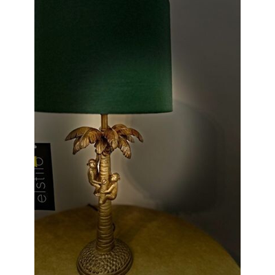 EXTRAVAGANZA COCONUT Table lamp E27 IP20 brass with green shade