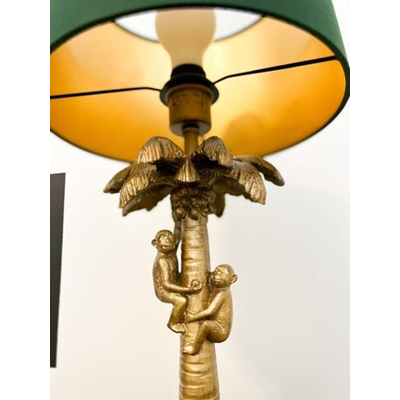 EXTRAVAGANZA COCONUT Table lamp E27 IP20 brass with green shade