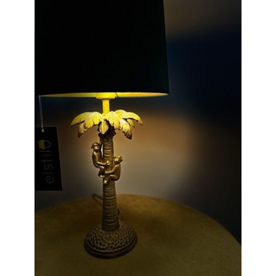 EXTRAVAGANZA COCONUT Table lamp E27 IP20 brass with green shade