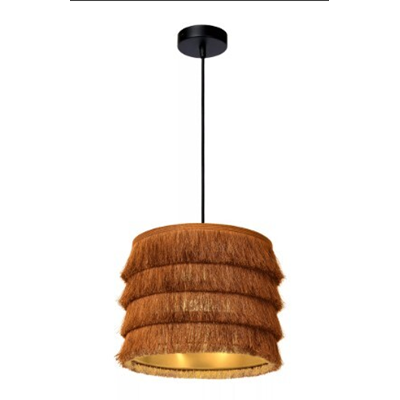 EXTRAVAGANZA TOGO Závěsná lampa 25cm 60W E27 IP20 okrová