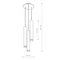 EYE L Hanging lamp GU10 IP20 white